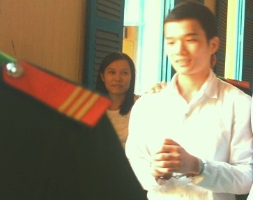 Bị cáo Diệp Dương Thanh tại phiên tòa